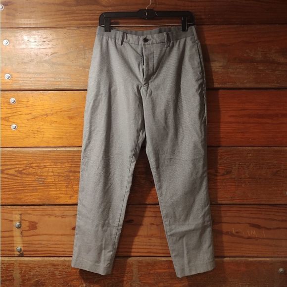 UNIQLO | HOUNDSTOOTH DRESS PANTS SIZE 27-30 INCHES - Picture 1 of 4